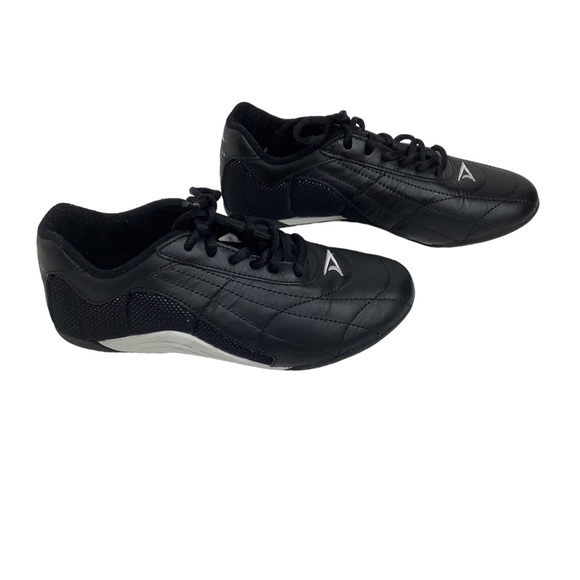 Discipline Boys Size 3.5 Martial Arts Kung Fu Shoes Black Low Lace Up - Picture 3 of 7